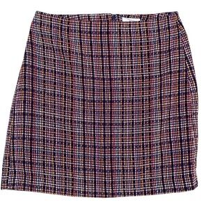 LOFT Women's Plaid Mini Skirt - Multicolor